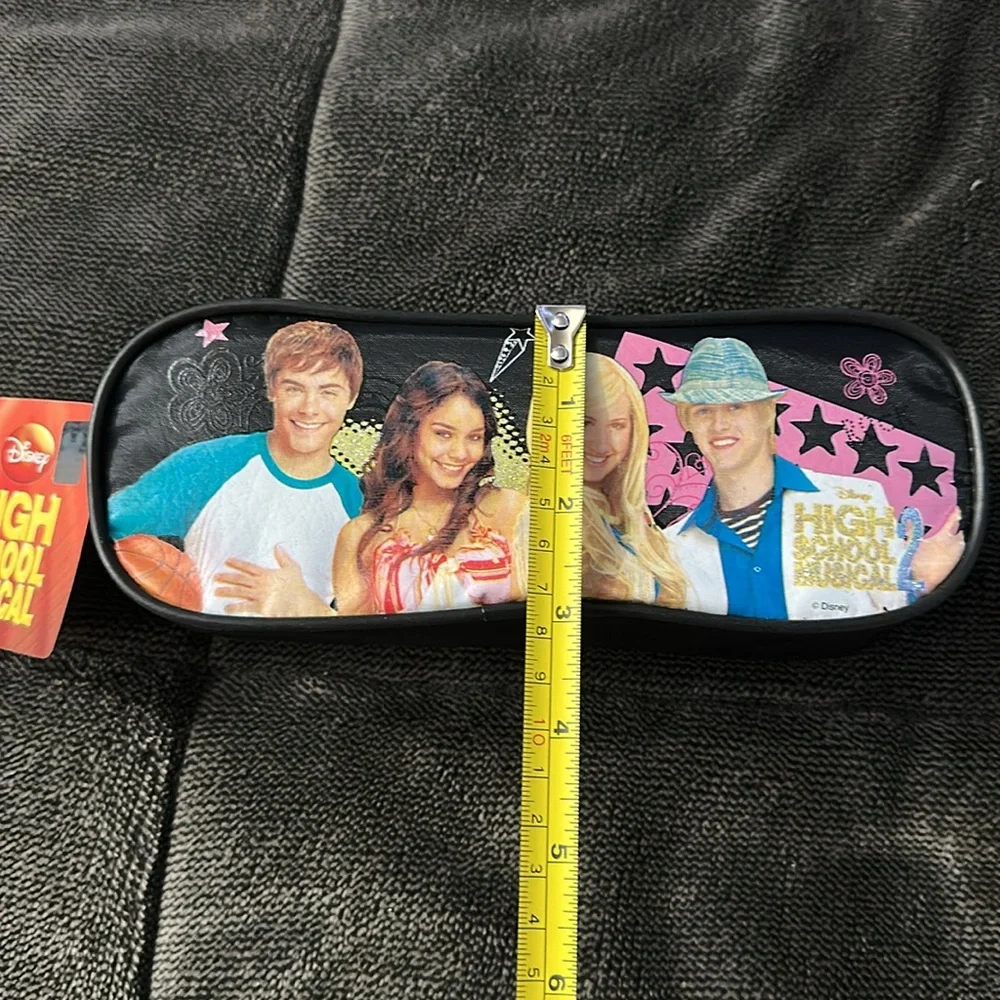 NWT Y2K Disney High School Musical 2 Black Pencil Case